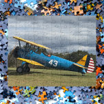Stearman Aeroplane Photo, Aviation, Game Night Jigsaw Puzzle<br><div class="desc">Stearman Aeroplane Photo,  Aviation,  Game Night jigsaw puzzle

Unique,  cool puzzle piece for a pilot or aviation enthusiast. Mockup photo was taken by me at my local airport. I love watching and riding planes there.

Copyright Soar In Style Design LLC.</div>