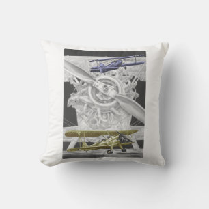 Stearman Biplane Cushion