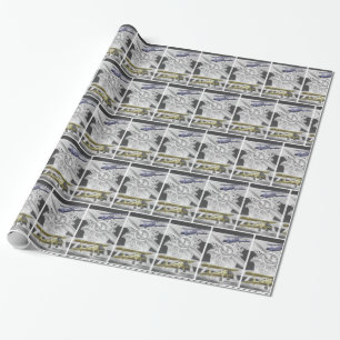 Stearman Biplane Wrapping Paper