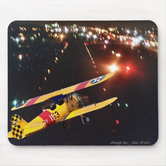 Stearman Nite Lndg Mouse Mat (Front)