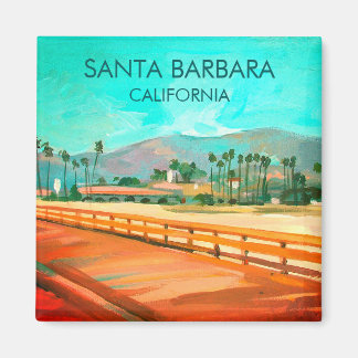 Stearns Wharf - Santa Barbara, CA Magnet