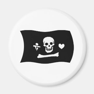 Stede Bonnet Flag Magnet