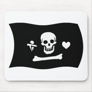 Stede Bonnet Flag Mousepad