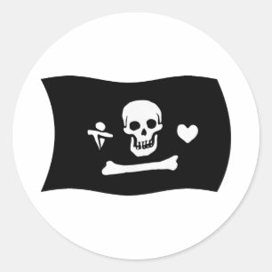 Stede Bonnet Flag Sticker