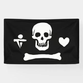 Stede Bonnet Pirate Flag Jolly Roger Banner