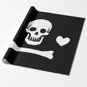 Stede Bonnet Pirate Flag Jolly Roger Wrapping Paper