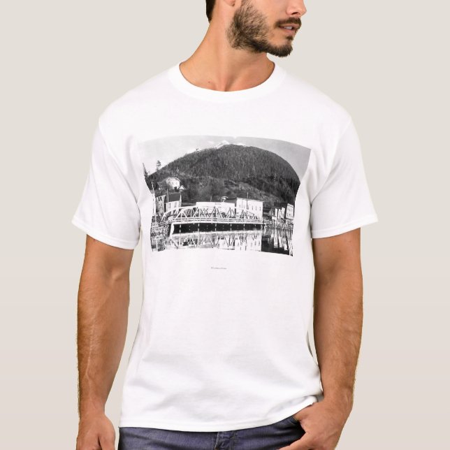 Stedman Street Bridge and Deer Mountain, T-Shirt (Front)