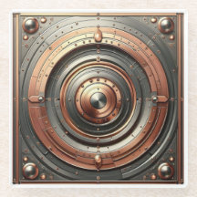 steel and copper metal object