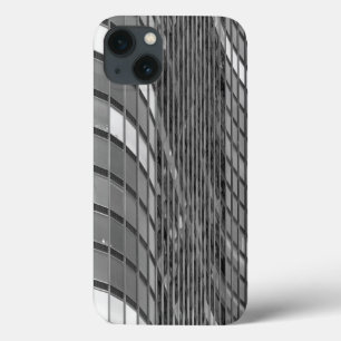 Steel and glass curtain wall of modern iPhone 13 case