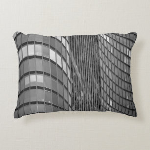 Steel and glass curtain wall of modern decorative cushion