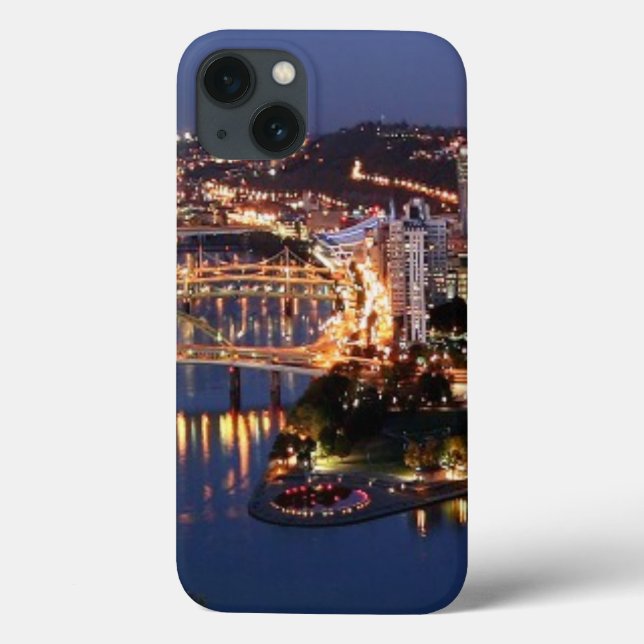 Steel and Indigo Sandwich Case-Mate iPhone Case (Back)