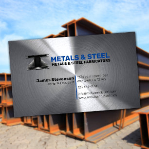 Steel and Metals Fabrication Business Card