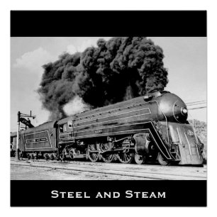 Steel and Steam - Customizable for Year Calendar Poster