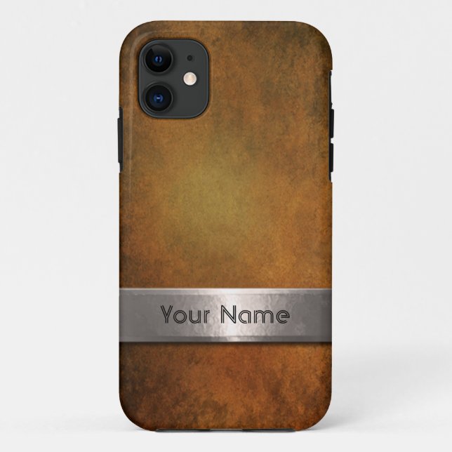 Steel Bar Name Plate Case-Mate iPhone Case (Back)