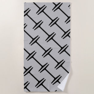 Steel Beam Beach Towel