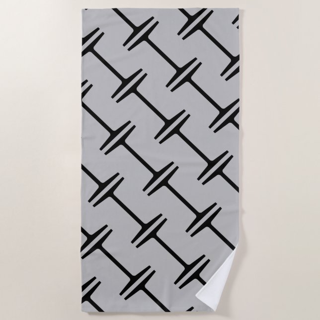 Steel Beam Beach Towel (Front)