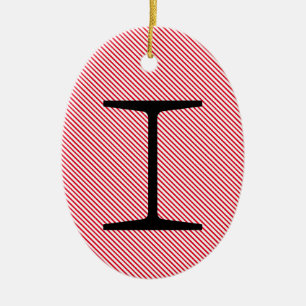 Steel Beam Ceramic Ornament