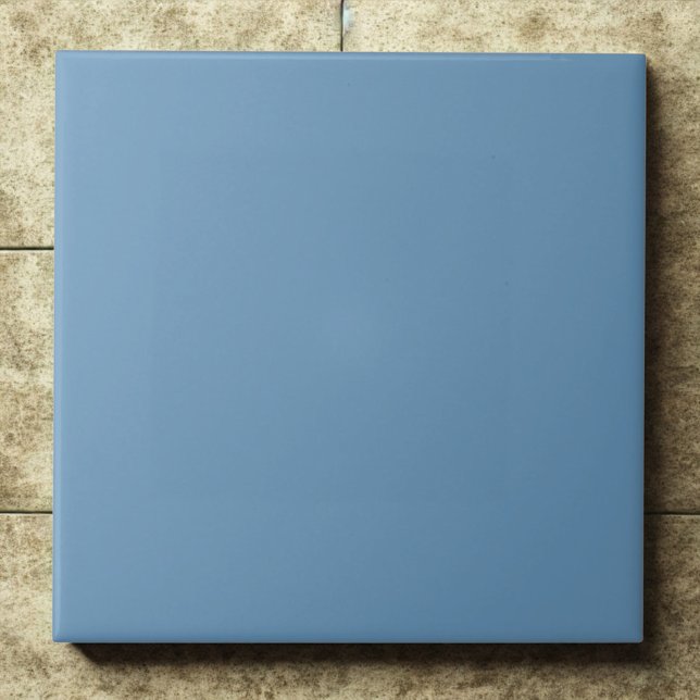 Steel Blue #6897bb Cool Modern Interior Tile (Creator Uploaded)