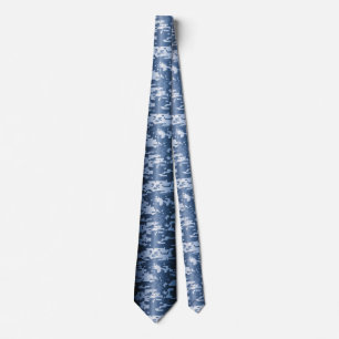 Steel Blue Digital Camo Tie