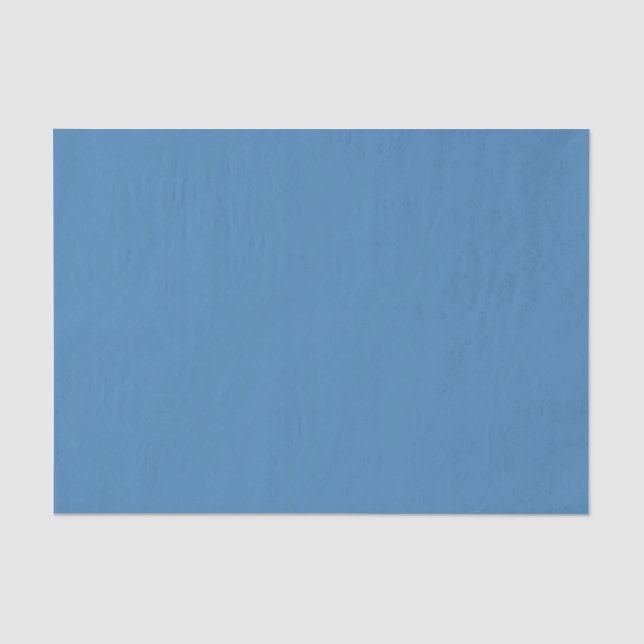 Steel Blue Grey Solid Colour Tissue Paper (Front)
