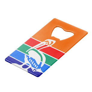 Steel Bottle Opener flag of St. Petersburg