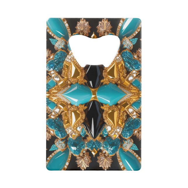 Steel Bottle Opener with Bahamas Colours (Front)