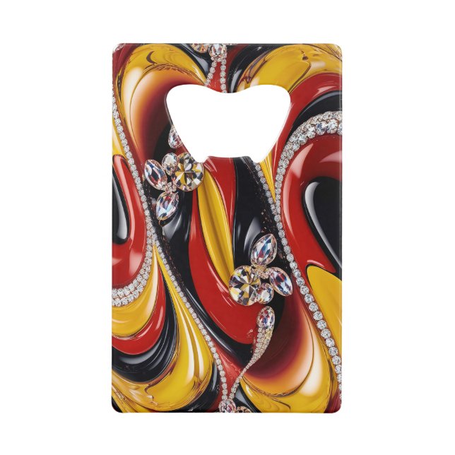 Steel Bottle Opener with Belgian Colours (Front)