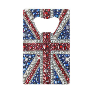 Steel Bottle Opener with British Colours