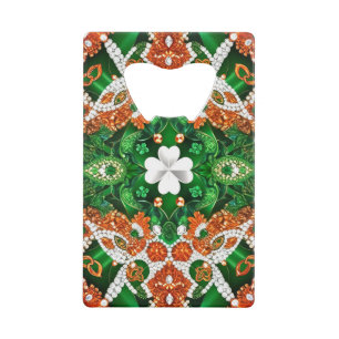 Steel Bottle Opener with Irish Colours