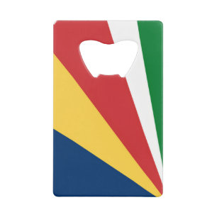 Steel Bottle Opener with Seychelles Colours