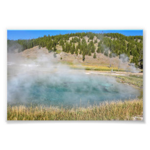 Steel Bridge Pool, Yellowstone National Park Photo Print