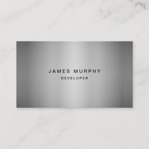 Steel Business Card