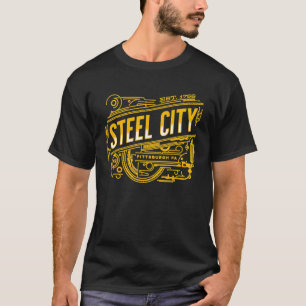 Steel City Pittsburgh Pennsylvania 412 Home Vintag T-Shirt