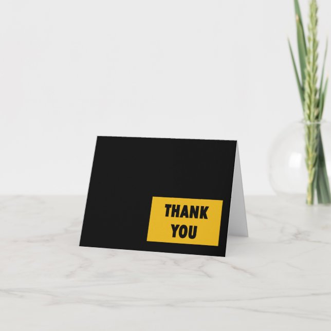 Steel City Thank You Block Card (Front)