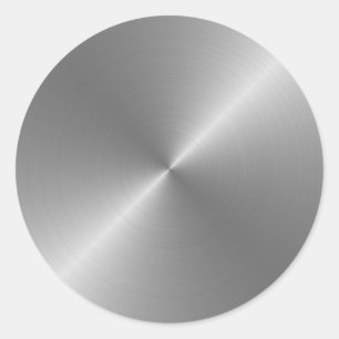 Steel Classic Round Sticker