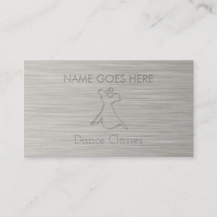 "Steel" Dance Business Cards