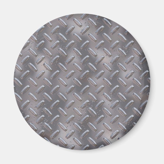 Steel Diamond Plate Magnet (Front)