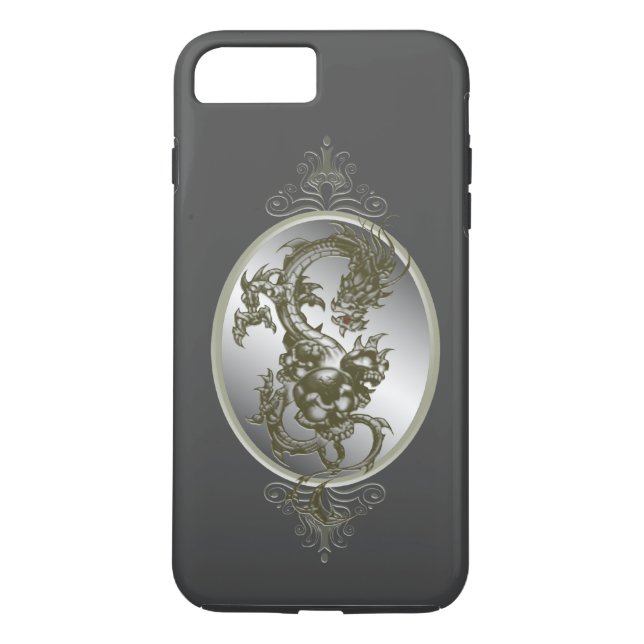 Steel Dragon iPhone 7 Case (Back)