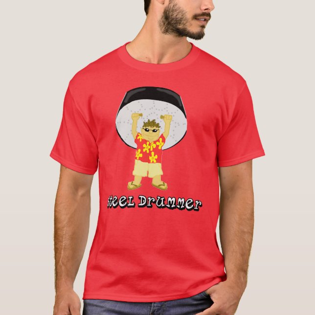 Steel Drum Man T-Shirt (Front)