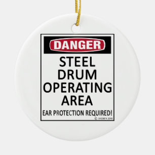 Steel Drum Operating Area Ceramic Tree Decoration