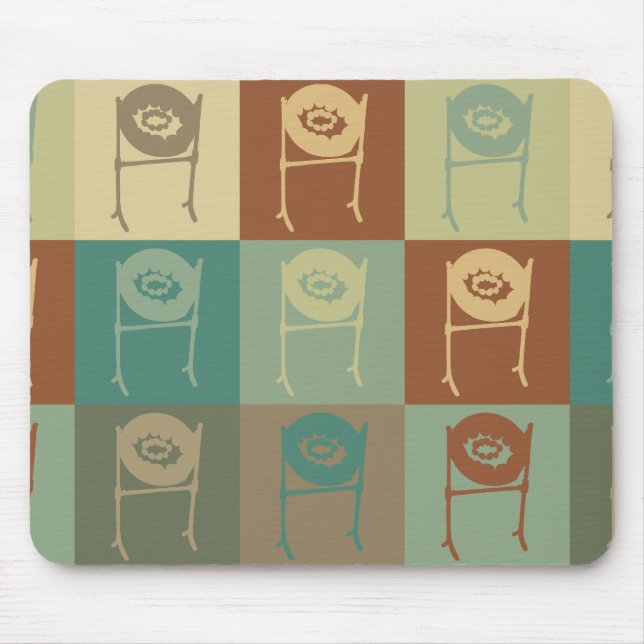 Steel Drum Pop Art Mouse Mat (Front)