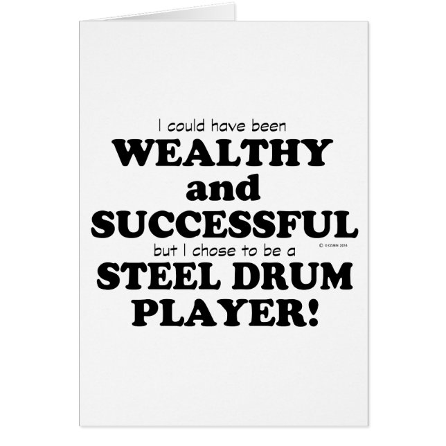 Steel Drum Wealthy & Successful (Front)