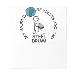 Steel Drum - World Revolves Around Notepad