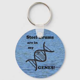 Steel Drums Are In My Genes Key Ring