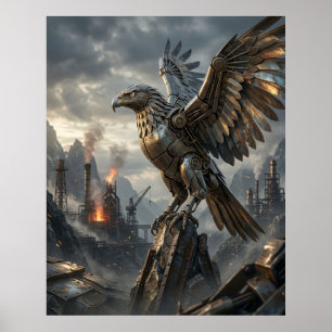 Steel Eagle Peaks Poster