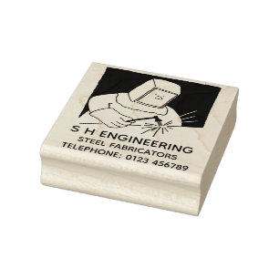 Steel Fabrication Company Rubber Stamp
