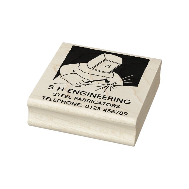 Steel Fabrication Company Rubber Stamp (Stamp)