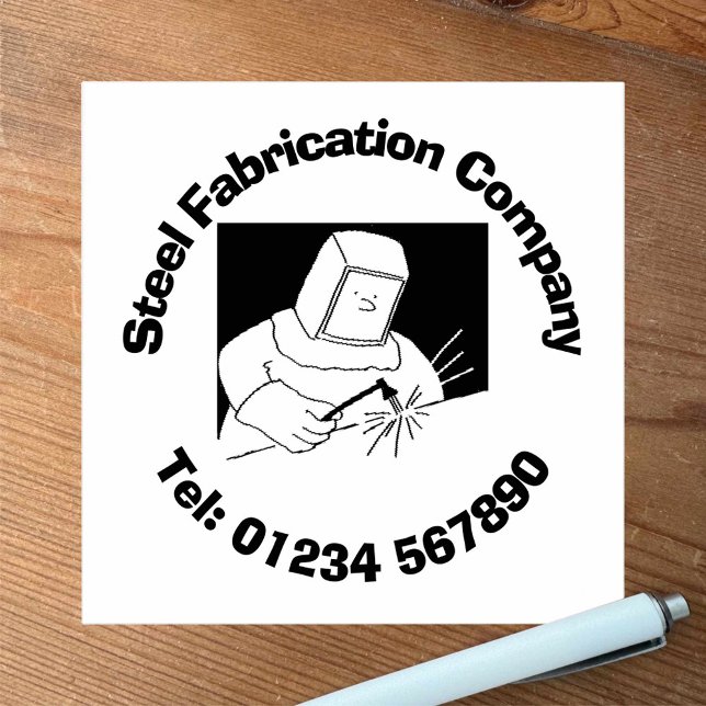 Steel Fabrication & Welding Business. Rubber Stamp (Creator Uploaded)