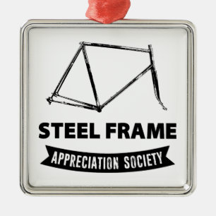 Steel Frame Bike Appreciation Society Metal Tree Decoration