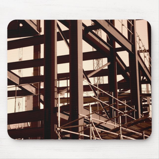 Steel Frame Construction Mouse Mat (Front)